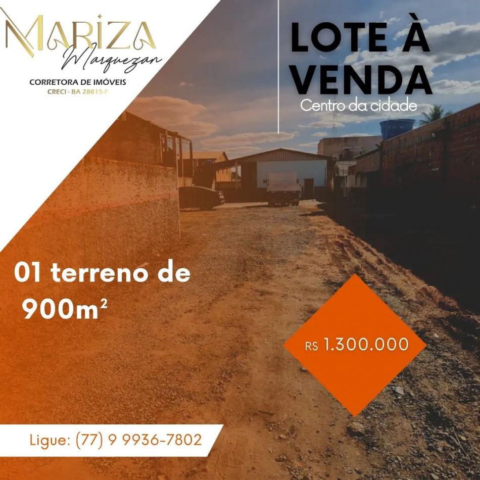 Lote à venda no centro da cidade